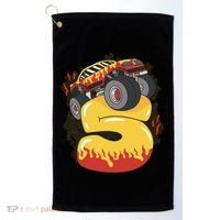 5th Birthday Monster Truck Golf Towel thumb 0