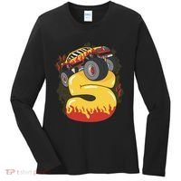 5th Birthday Monster Truck Women's Long Sleeve Shirt thumb 0