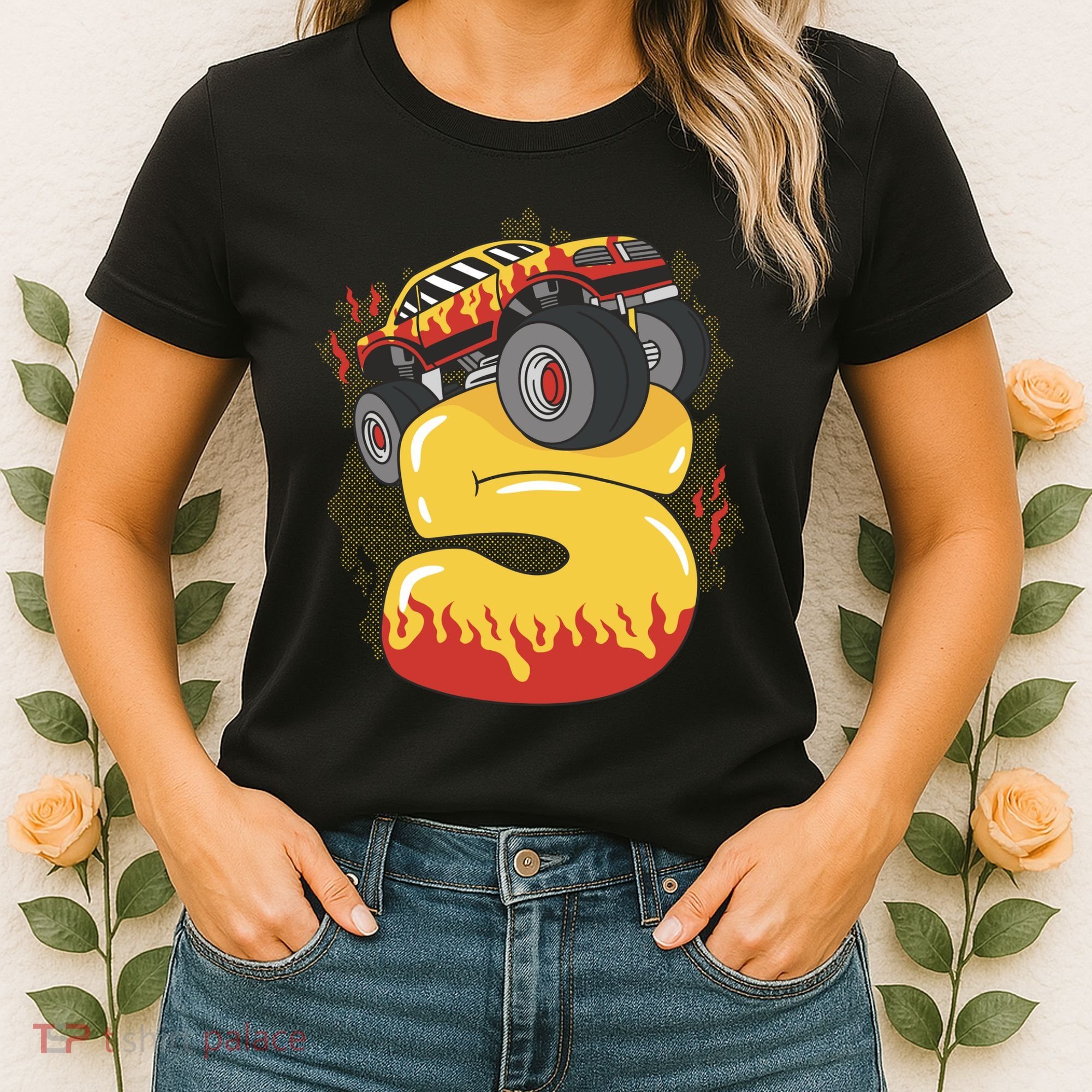5th Birthday Monster Truck Women's T-Shirt