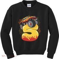 5th Birthday Monster Truck Kids Sweatshirt thumb 0