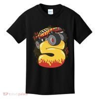 5th Birthday Monster Truck Kids T-Shirt thumb 0