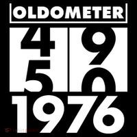 50th Birthday Oldometer 1976 USA-Made Doggie Bandana thumb 2