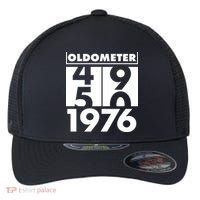 50th Birthday Oldometer 1976 Flexfit Unipanel Trucker Cap thumb 0