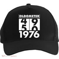 50th Birthday Oldometer 1976 Five-Panel Snapback Cap thumb 0