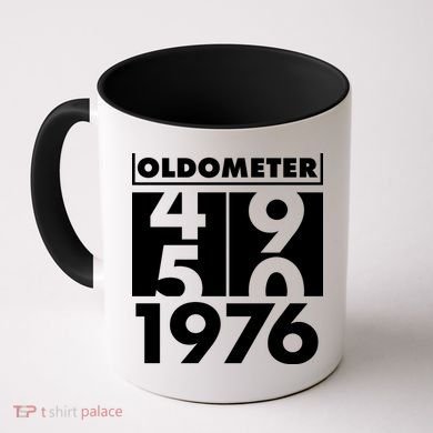 50th Birthday Oldometer 1976 Coffee Mug