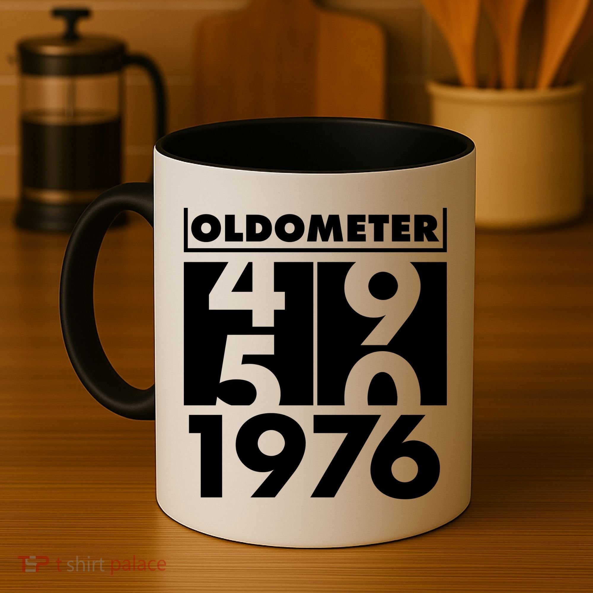 50th Birthday Oldometer 1976 Coffee Mug