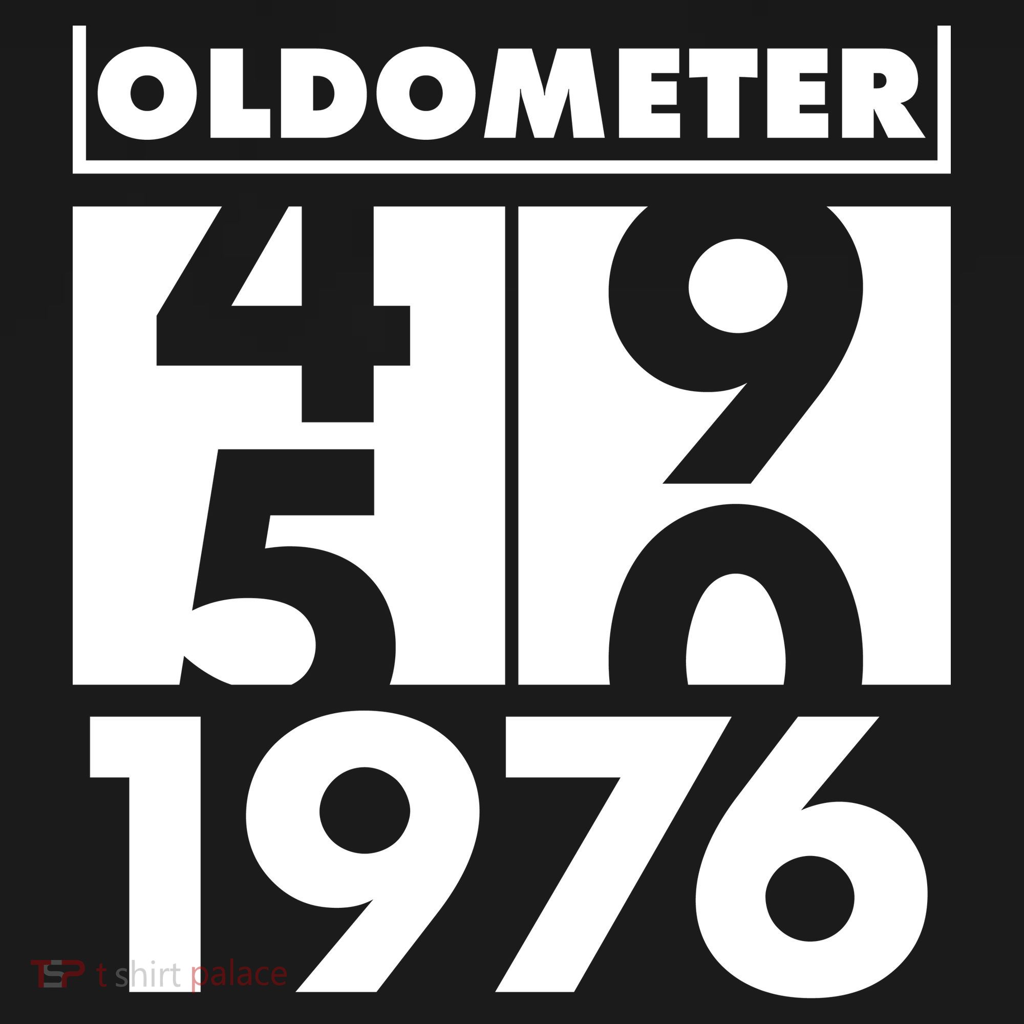 50th Birthday Oldometer 1976 Dry Zone Grid Polo