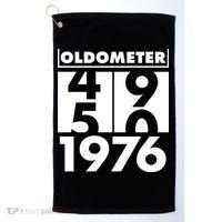 50th Birthday Oldometer 1976 Golf Towel thumb 0