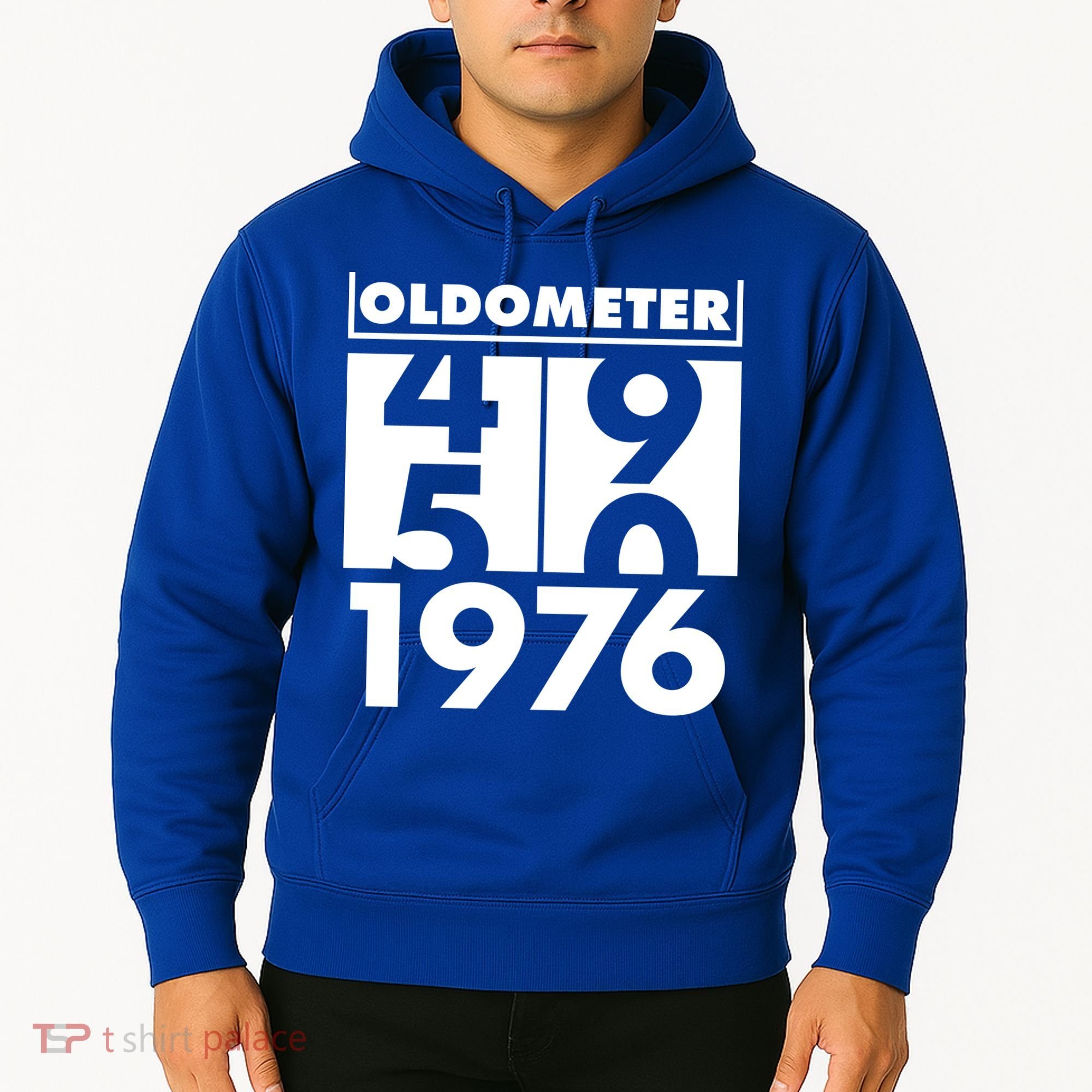50th Birthday Oldometer 1976 Hoodie