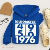 50th Birthday Oldometer 1976 Hoodie thumb 4