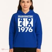 50th Birthday Oldometer 1976 Hoodie thumb 5
