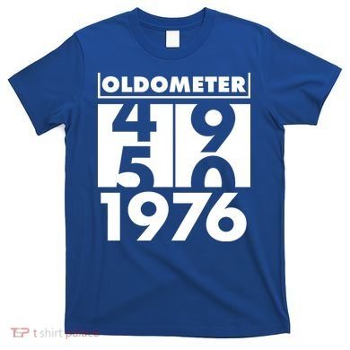 50th Birthday Oldometer 1976 T-Shirt