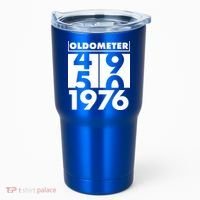 50th Birthday Oldometer 1976 Tumbler thumb 0