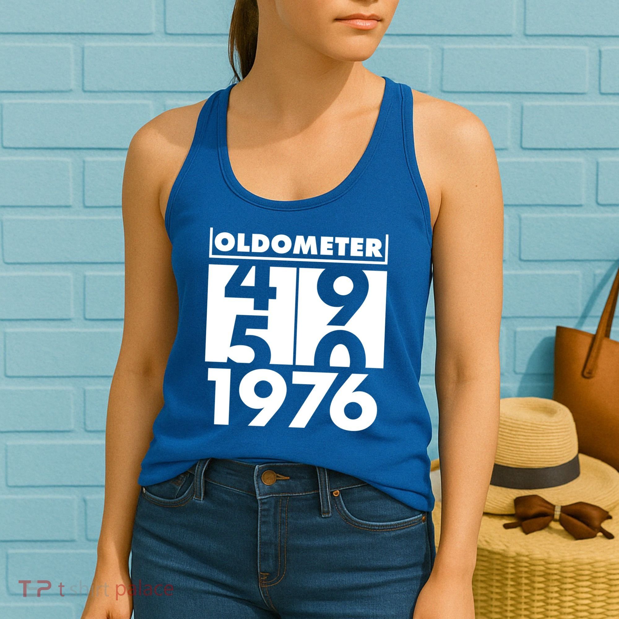 50th Birthday Oldometer 1976 Women's Tank Top