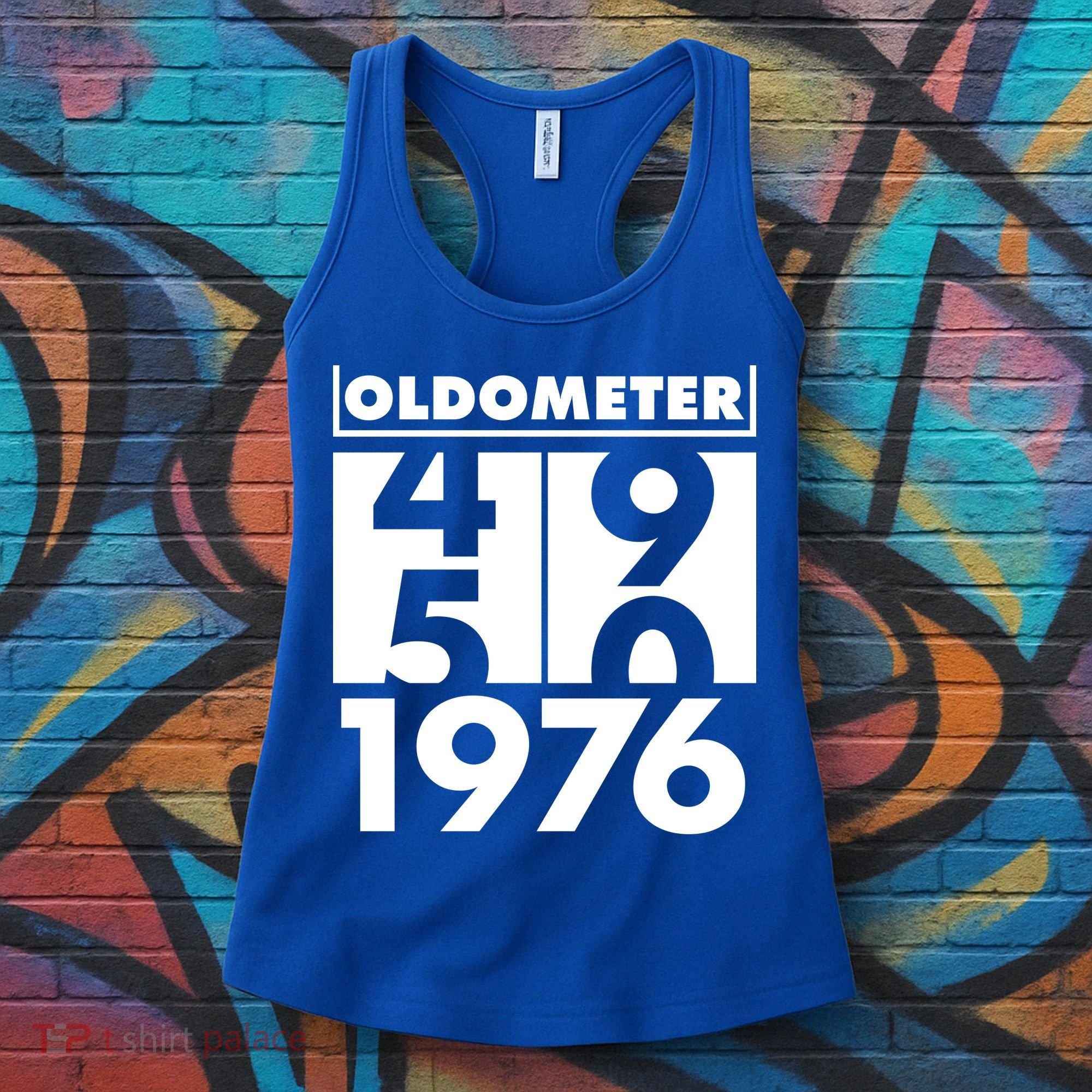 50th Birthday Oldometer 1976 Women's Tank Top