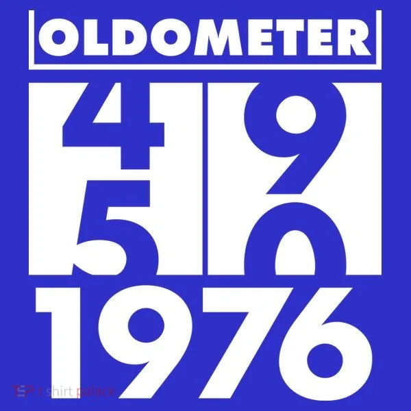 50th Birthday Oldometer 1976 Toddler Hoodie