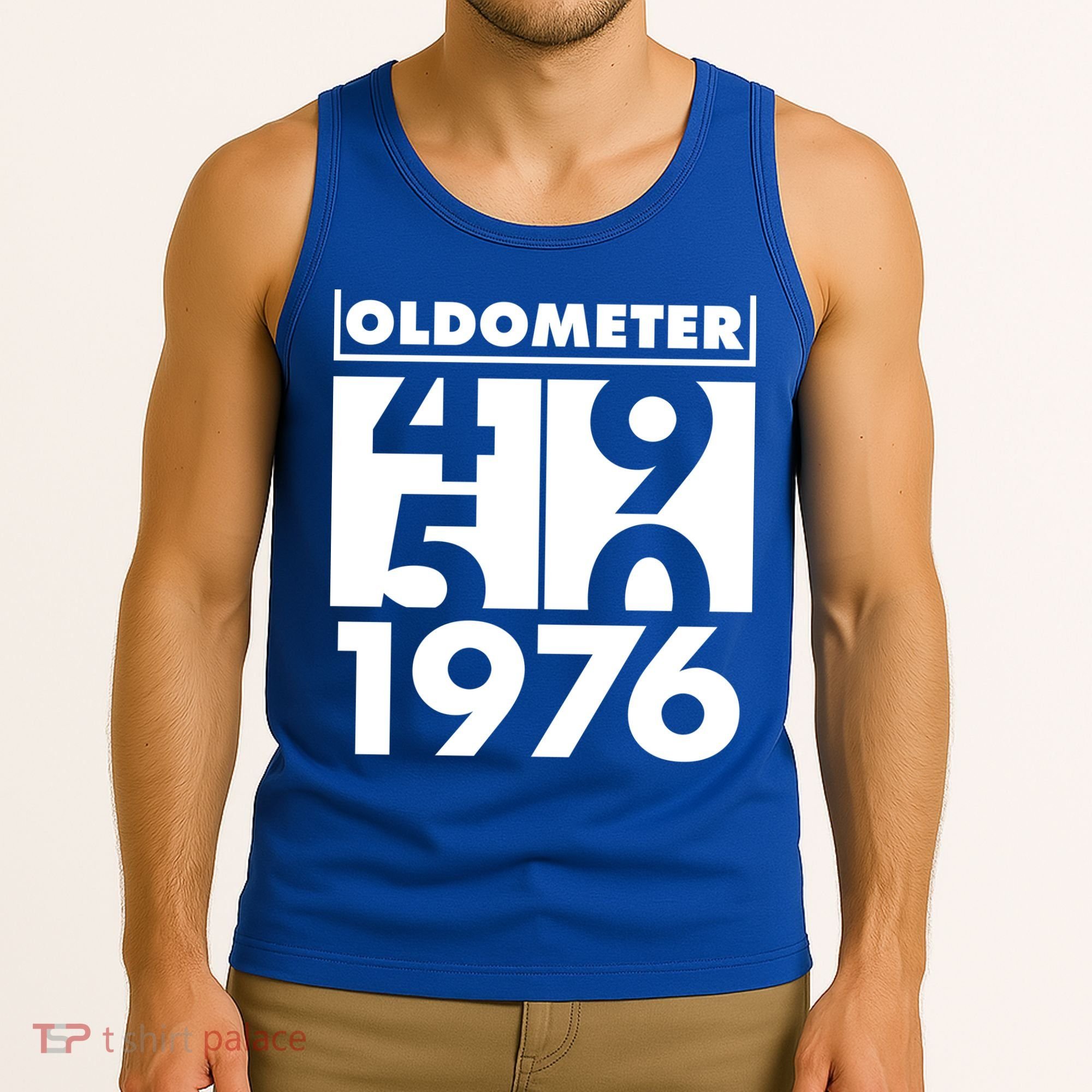 50th Birthday Oldometer 1976 Tank Top