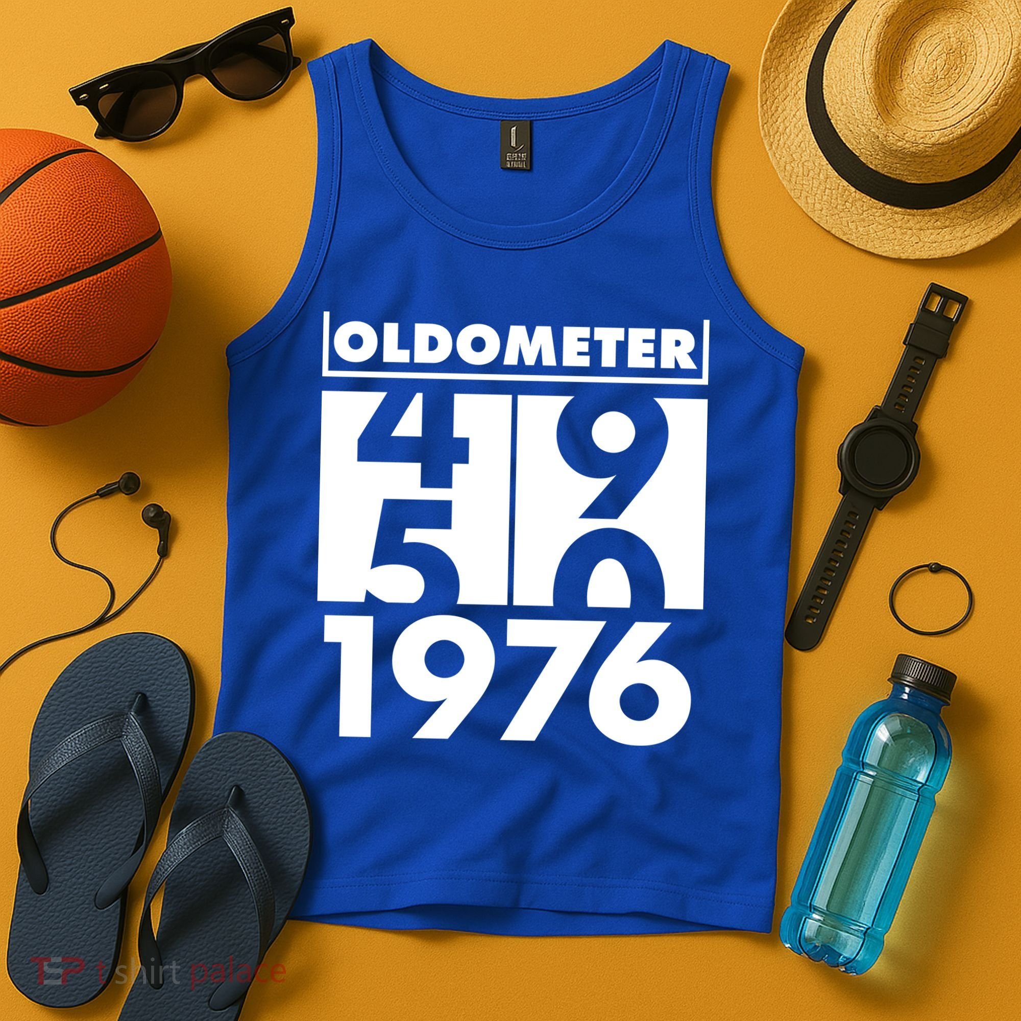 50th Birthday Oldometer 1976 Tank Top