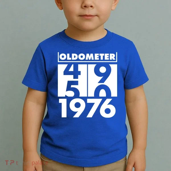 50th Birthday Oldometer 1976 Toddler T-Shirt