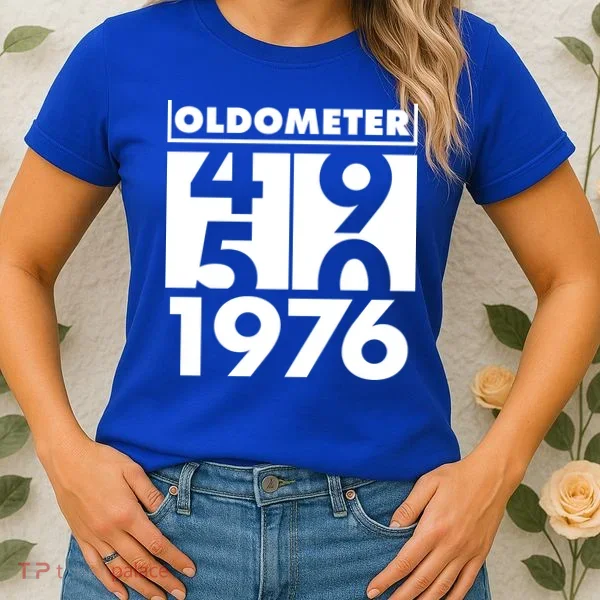 50th Birthday Oldometer 1976 Women's T-Shirt