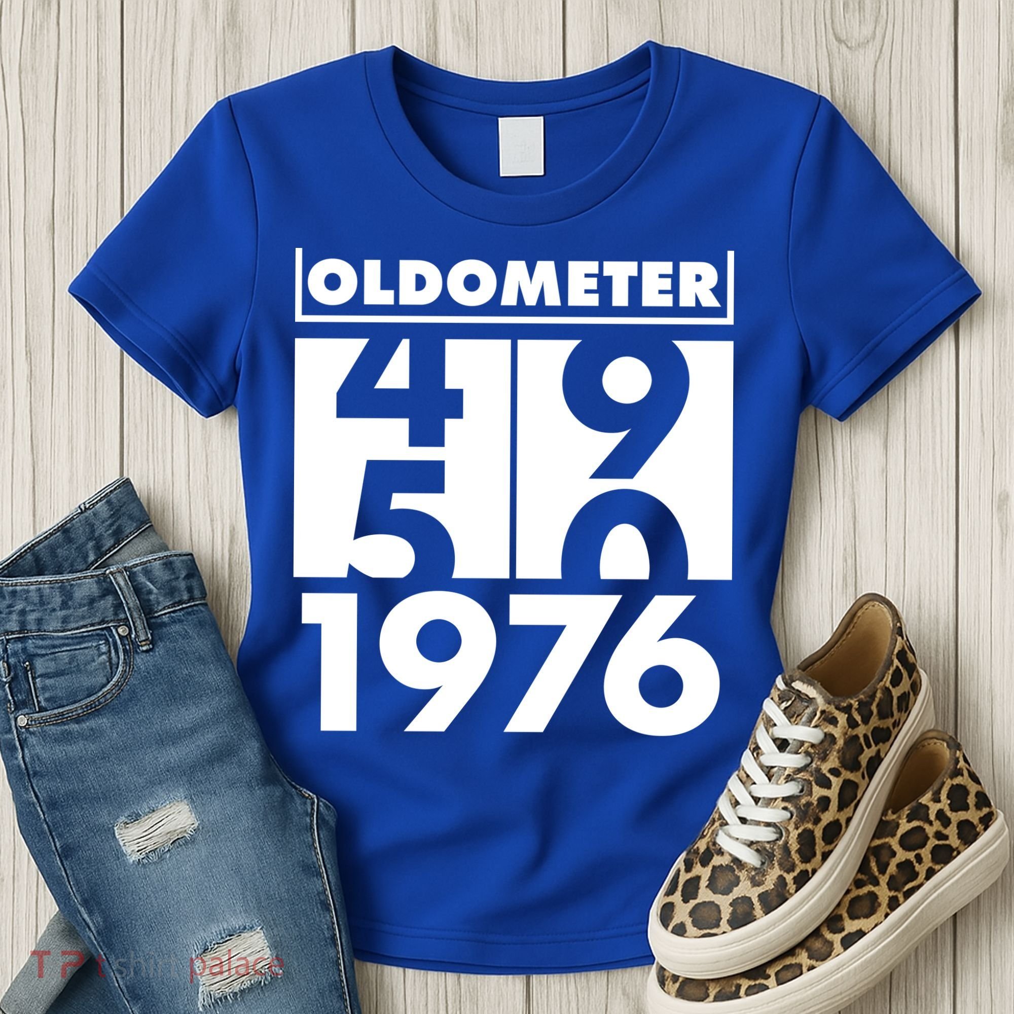 50th Birthday Oldometer 1976 Women's T-Shirt