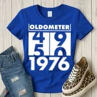 50th Birthday Oldometer 1976 Women's T-Shirt thumb 3