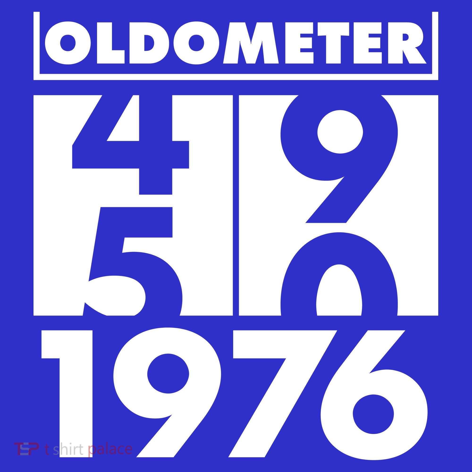 50th Birthday Oldometer 1976 Women's T-Shirt