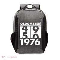 50th Birthday Oldometer 1976 Vector Backpack thumb 0