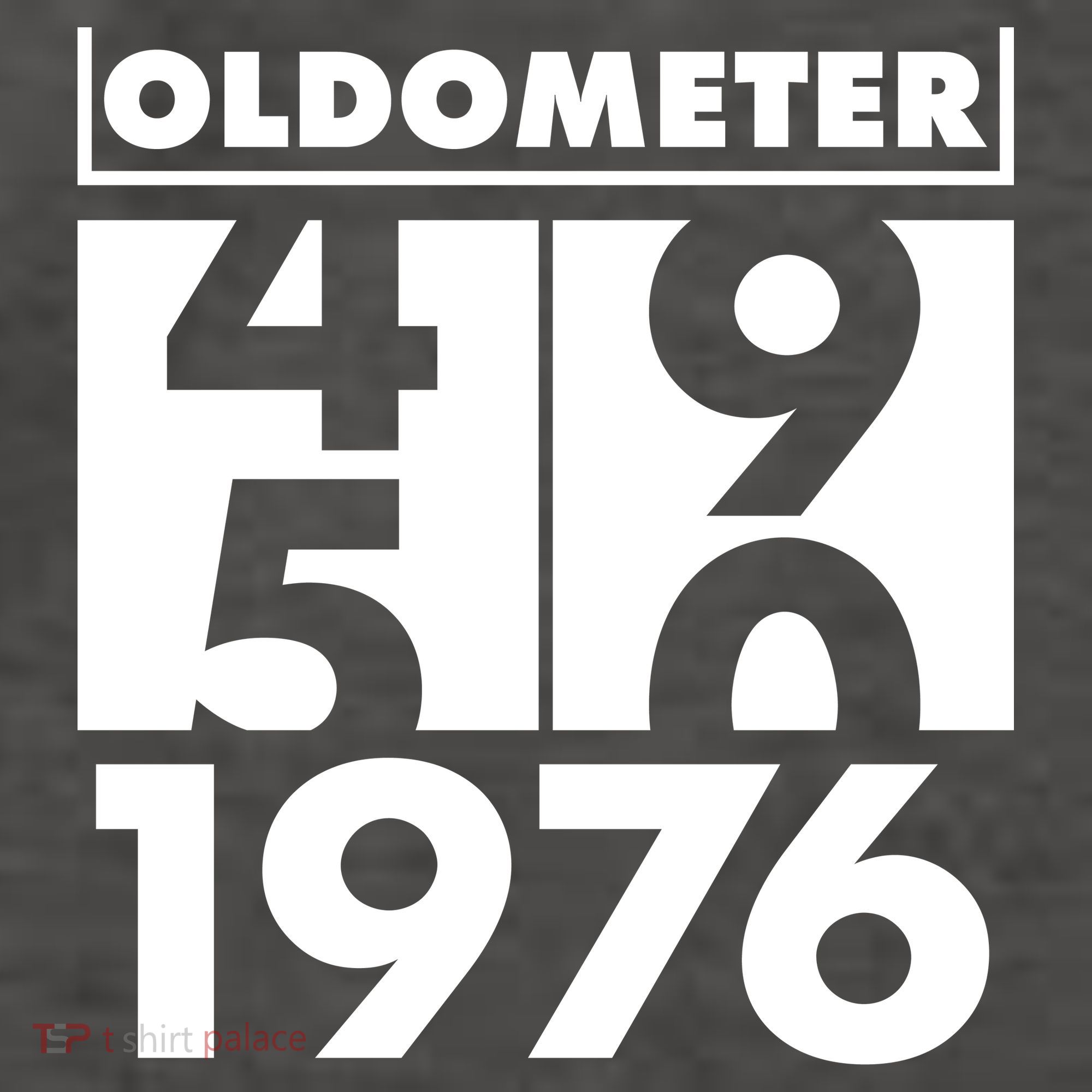 50th Birthday Oldometer 1976 Vector Backpack
