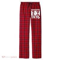 50th Birthday Oldometer 1976 Men's Flannel Plaid Pajama Pants thumb 0