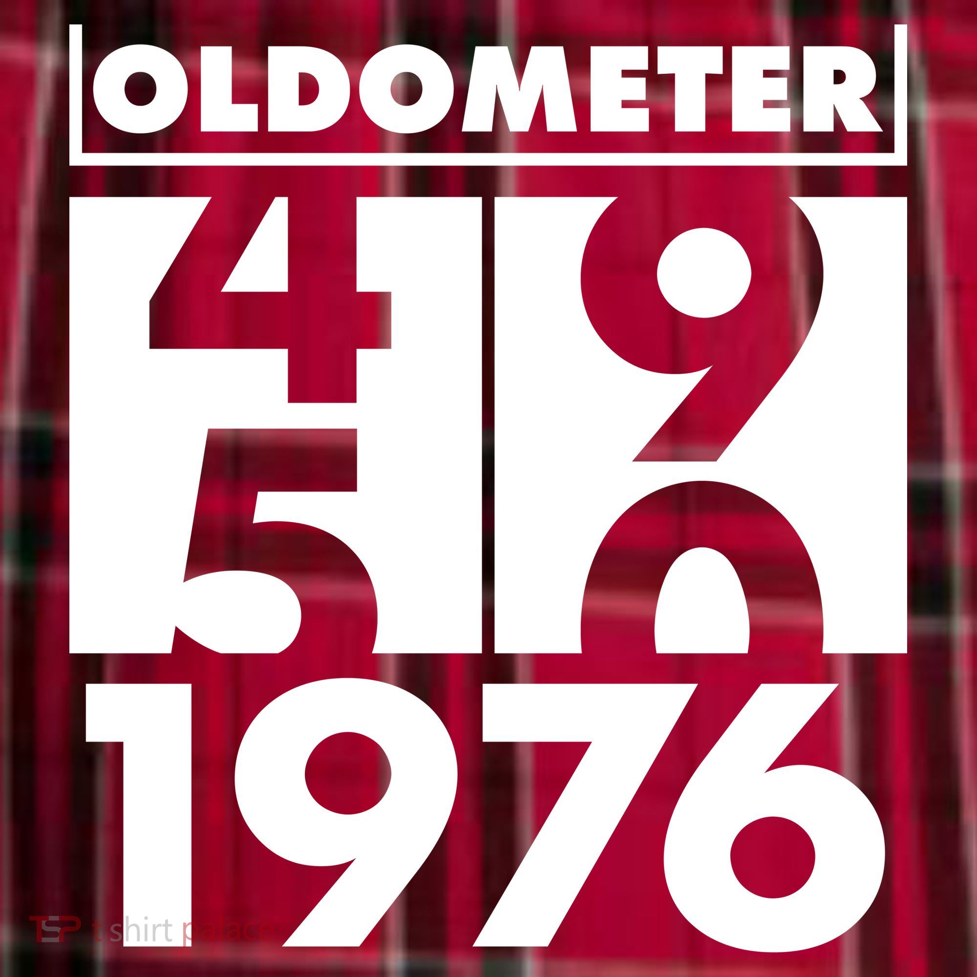 50th Birthday Oldometer 1976 Men's Flannel Plaid Pajama Pants