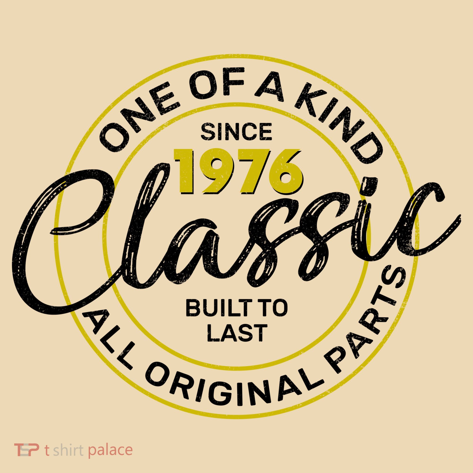 50th Birthday One Of A Kind Since 1976 Classic Built To Last All Original Parts  Women's Tank Top