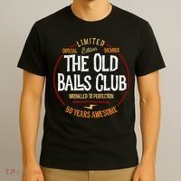 50th Birthday Old Ball Club 50 Years Awesome For Old Fart T-Shirt thumb 3