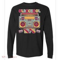 50th Birthday Oldschool Boombox 1976 Comfort Colors Heavyweight Long Sleeve T-Shirt thumb 0