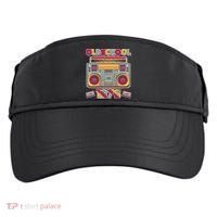 50th Birthday Oldschool Boombox 1976 Adult Drive Performance Visor thumb 0