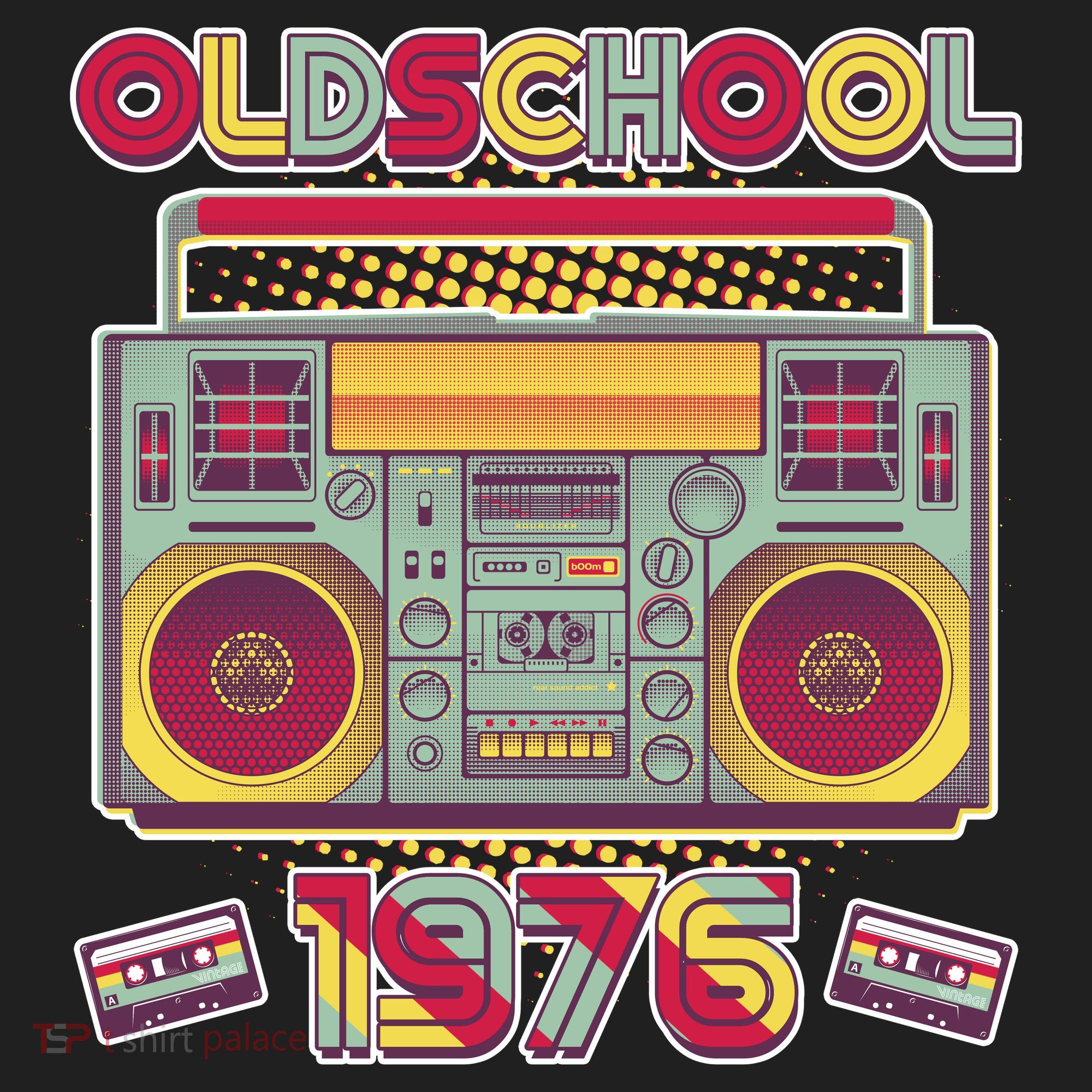 50th Birthday Oldschool Boombox 1976 Beanie