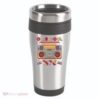 50th Birthday Oldschool Boombox 1976 16oz Travel Tumbler thumb 0