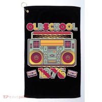 50th Birthday Oldschool Boombox 1976 Golf Towel thumb 0