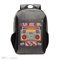 50th Birthday Oldschool Boombox 1976 Vector Backpack thumb 0