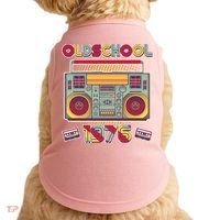 50th Birthday Oldschool Boombox 1976 Doggie Tank thumb 0