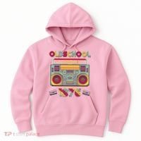 50th Birthday Oldschool Boombox 1976 Hoodie thumb 0