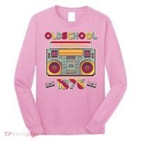 50th Birthday Oldschool Boombox 1976 Long Sleeve Shirt thumb 0