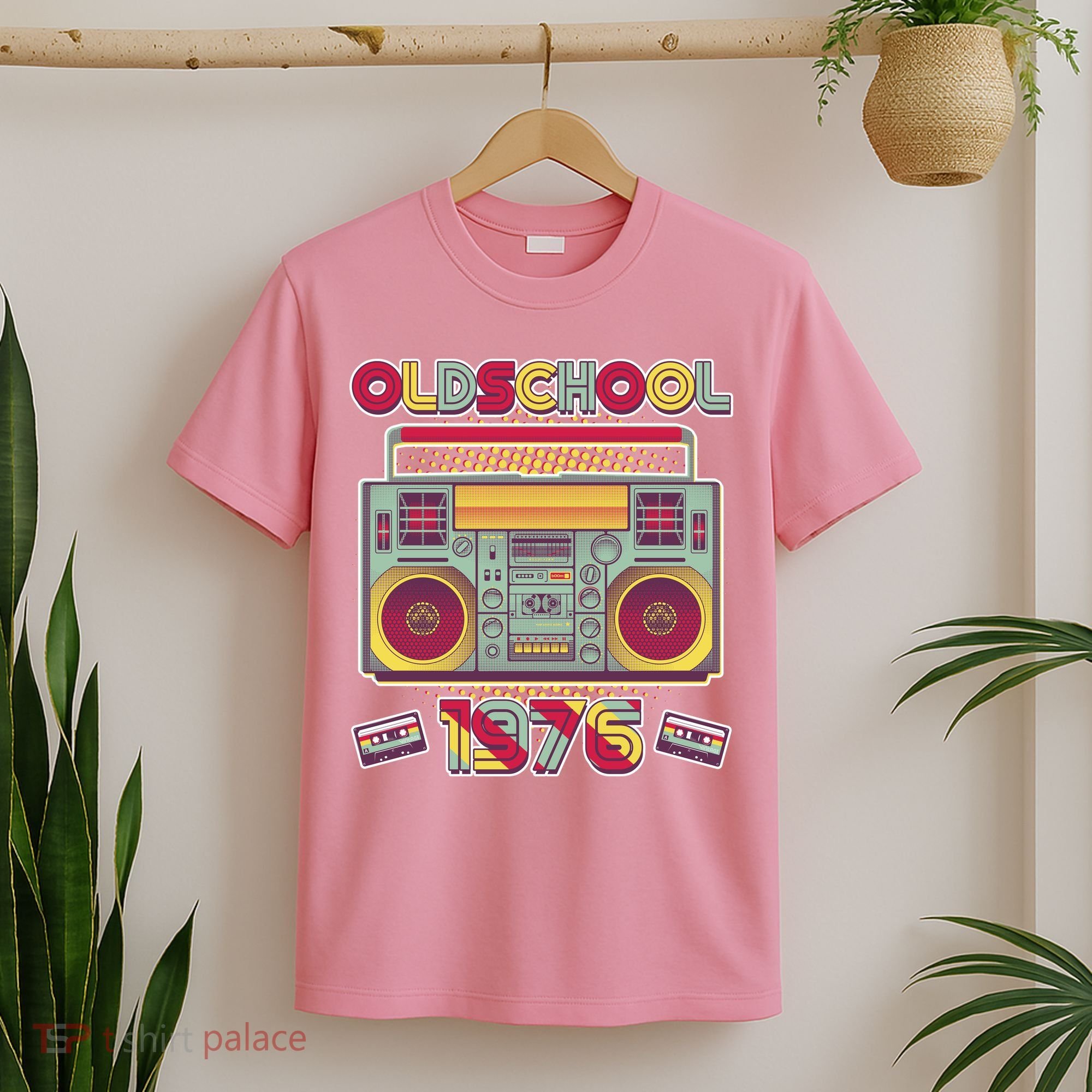50th Birthday Oldschool Boombox 1976 T-Shirt