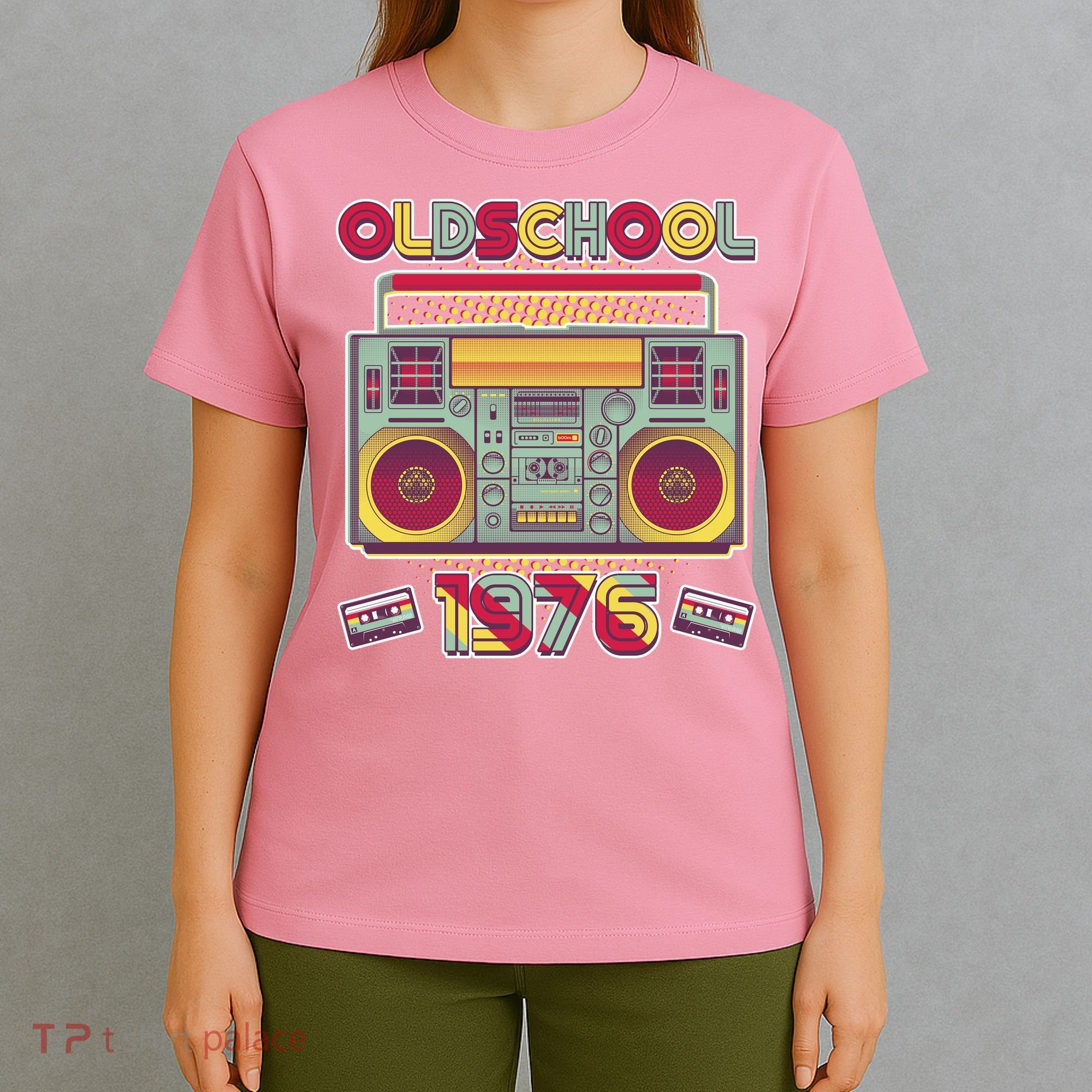 50th Birthday Oldschool Boombox 1976 T-Shirt