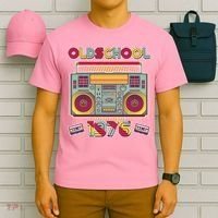 50th Birthday Oldschool Boombox 1976 T-Shirt thumb 6