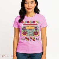 50th Birthday Oldschool Boombox 1976 Women's T-Shirt thumb 4