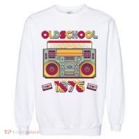 50th Birthday Oldschool Boombox 1976 Garment-Dyed Sweatshirt thumb 0