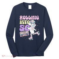 50th Birthday Roller Skate Party Unicorn Retro 90s Skating Long Sleeve Shirt thumb 0