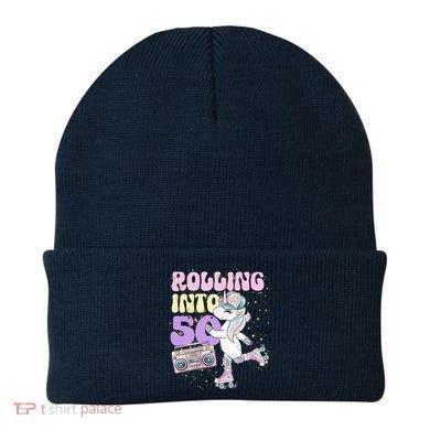 50th Birthday Roller Skate Party Unicorn Retro 90s Skating Beanie