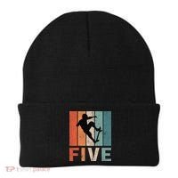 5th Birthday Retro Skateboard Skater 5 Years Old Beanie thumb 0